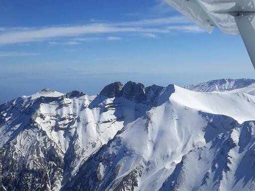 Πτήση πάνω από τον Όλυμπο